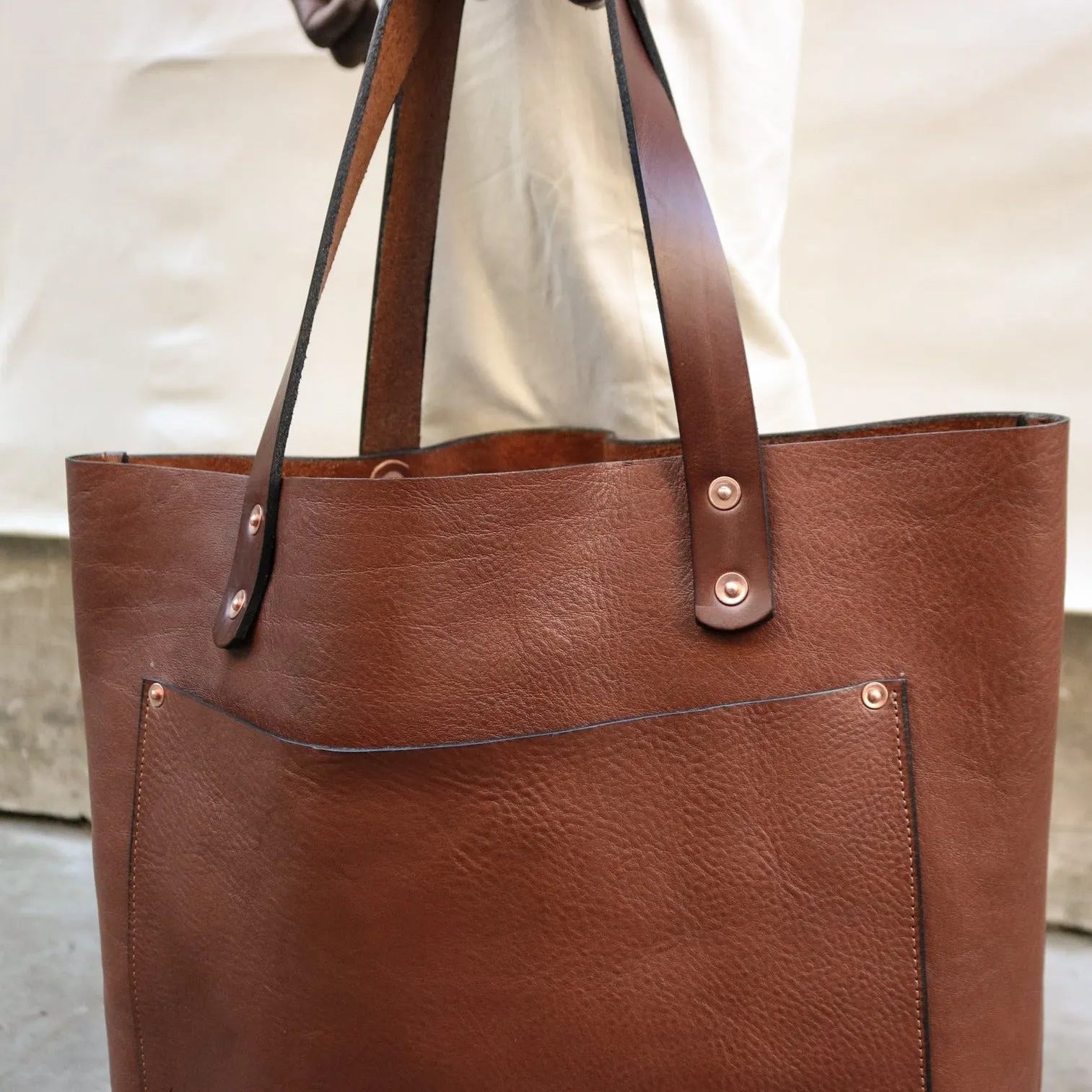 DAILY - Leather Tote Bag