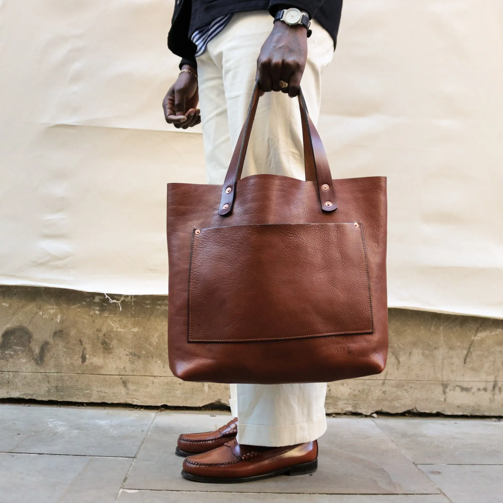 DAILY - Leather Tote Bag