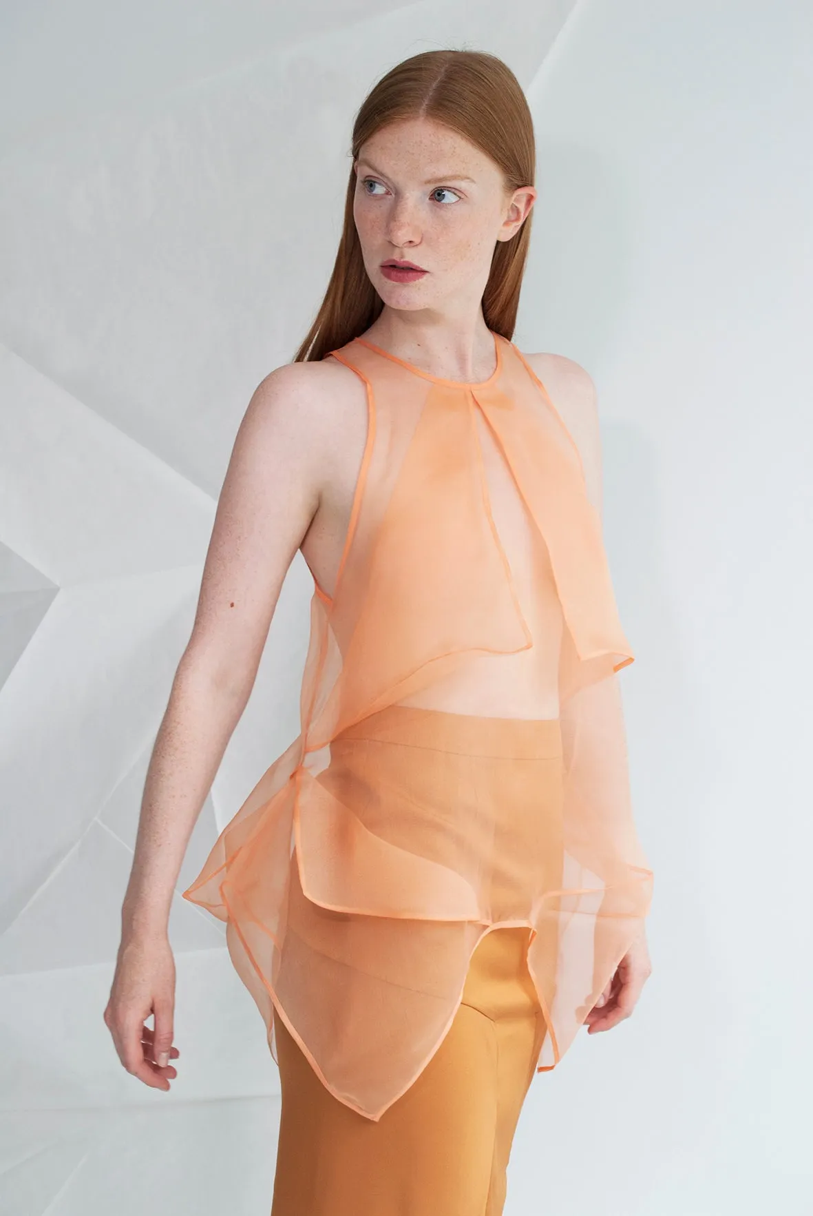 Organza Racerback Top