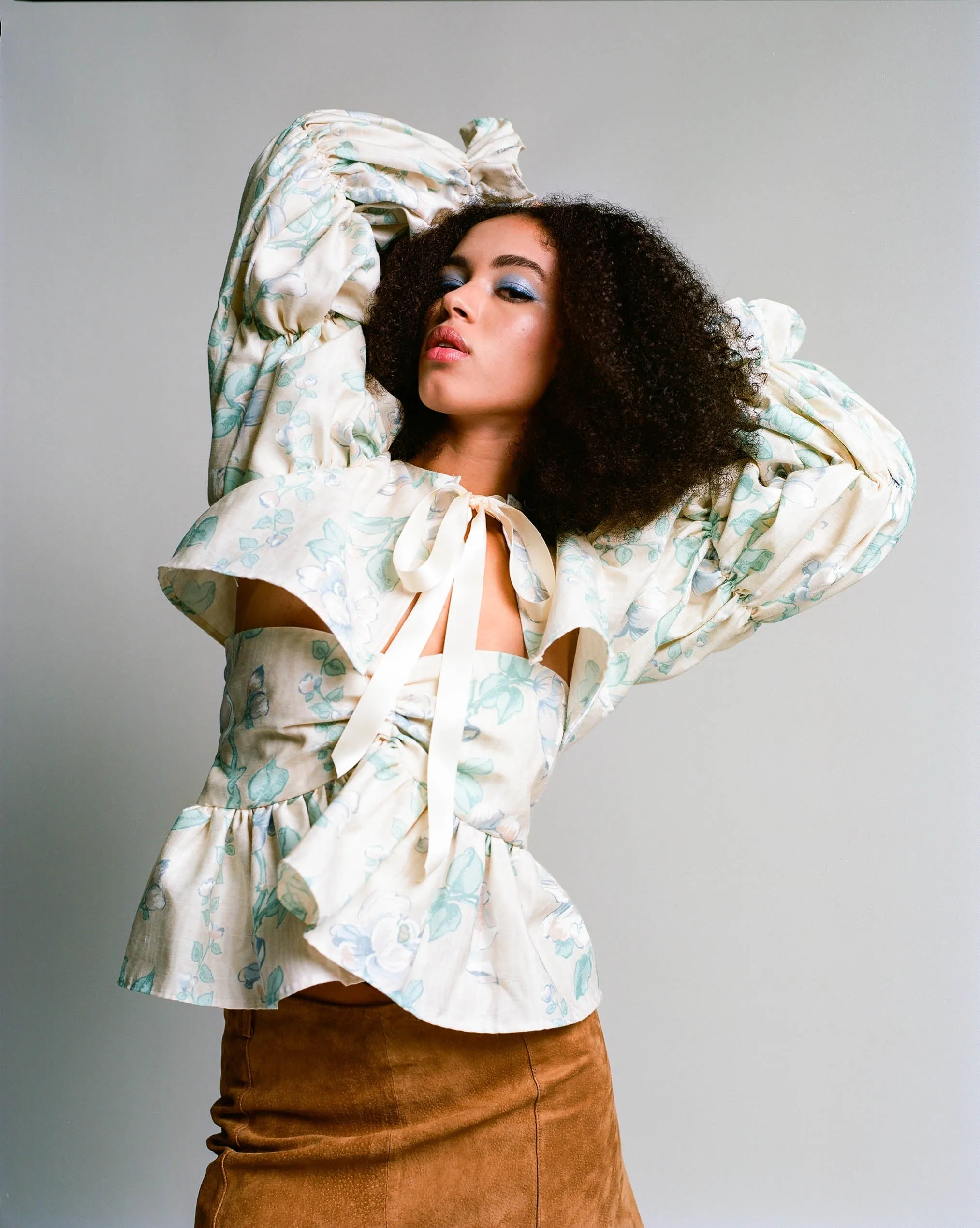 Roxanne Bolero With Matching Strapless Makenna Blouse by Madeline Marie