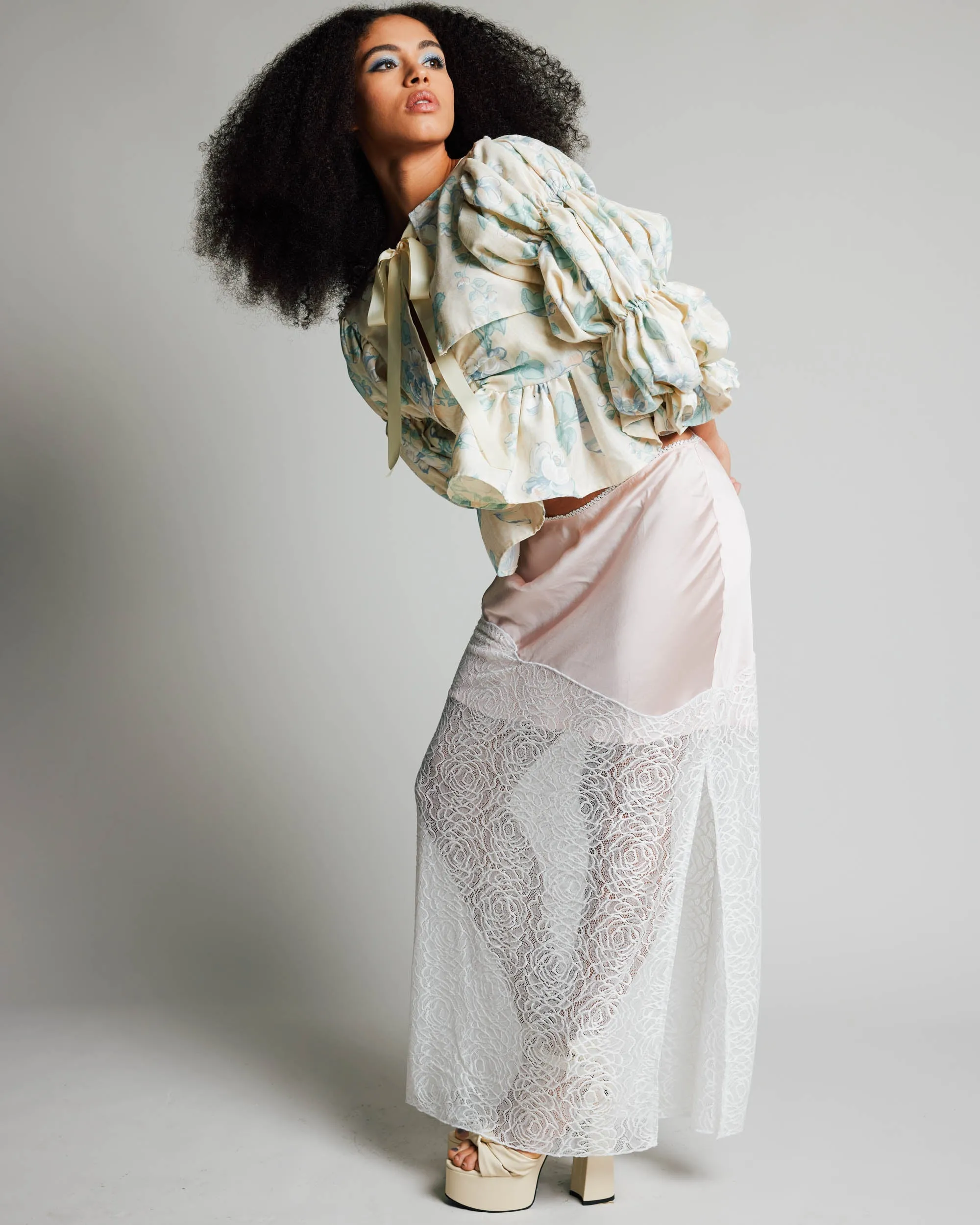 Roxanne Bolero With Matching Strapless Makenna Blouse by Madeline Marie
